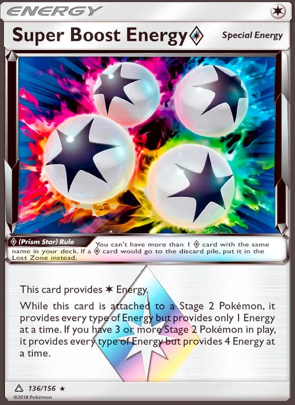 Super Boost Energy ◇ card in English