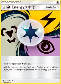 Unit Energy LightningPsychicMetal card in English