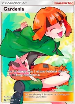 Gardenia card in English