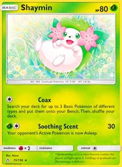 Shaymin card in English