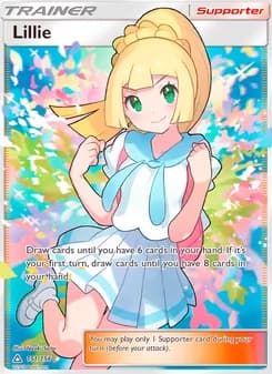 Lillie card in English