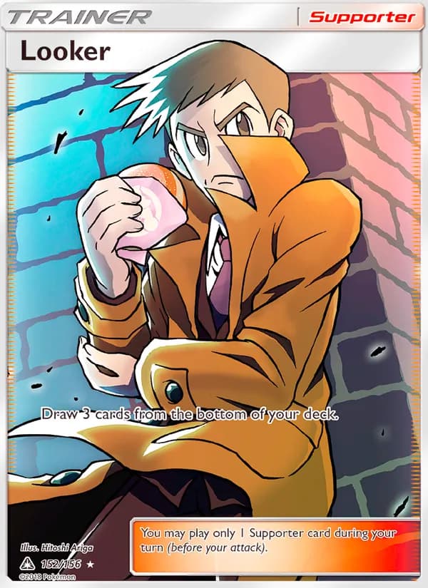 Looker card in English