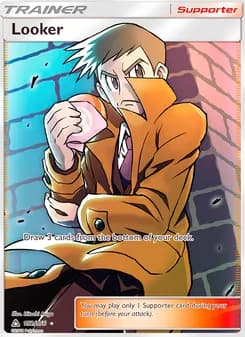 Looker card in English