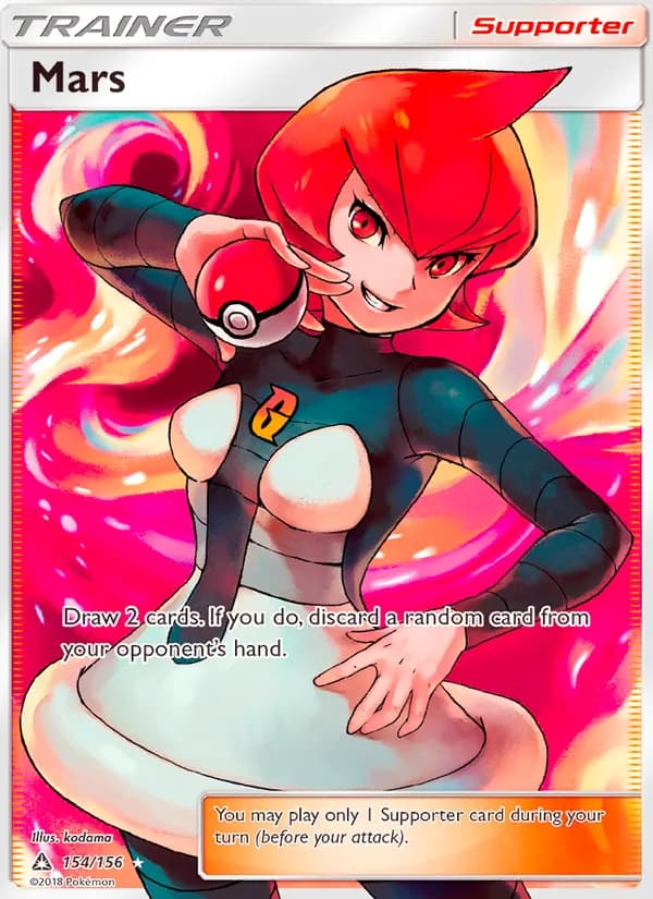 Mars card in English