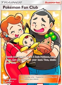 Pokémon Fan Club card in English
