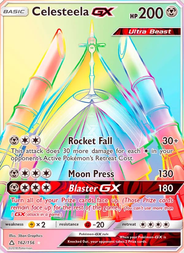 Celesteela GX card in English