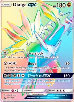 Dialga GX card in English