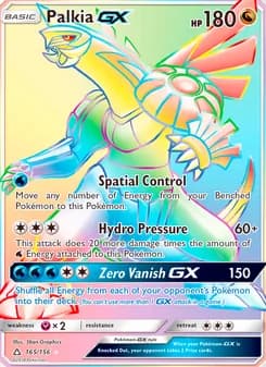 Palkia GX card in English