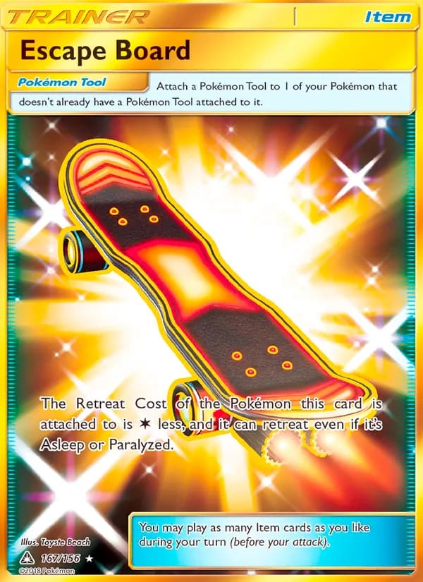 Escape Board card in English