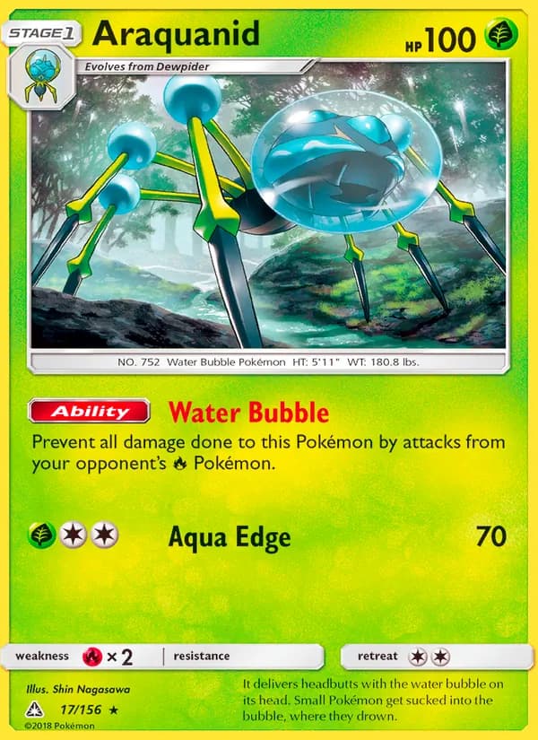 Araquanid card in English