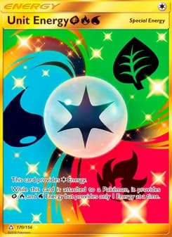 Unit Energy GrassFireWater card in English