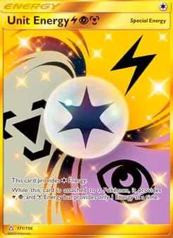 Unit Energy LightningPsychicMetal card in English