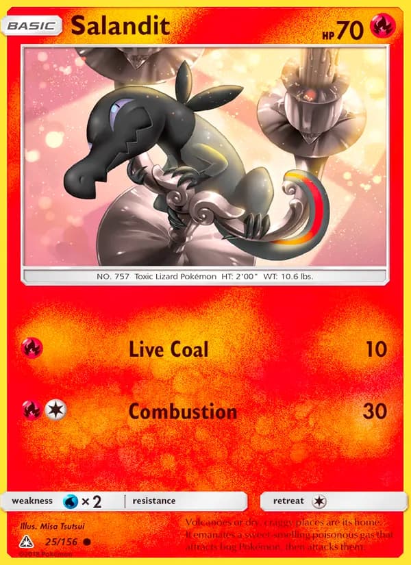 Salandit card in English