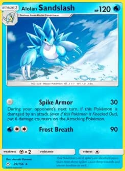 Alolan Sandslash card in English