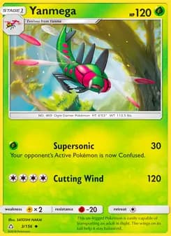 Yanmega card in English