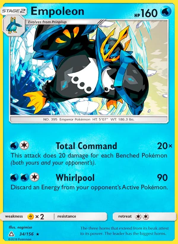 Empoleon card in English