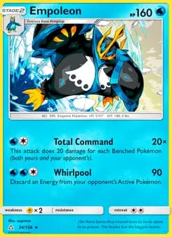 Empoleon card in English