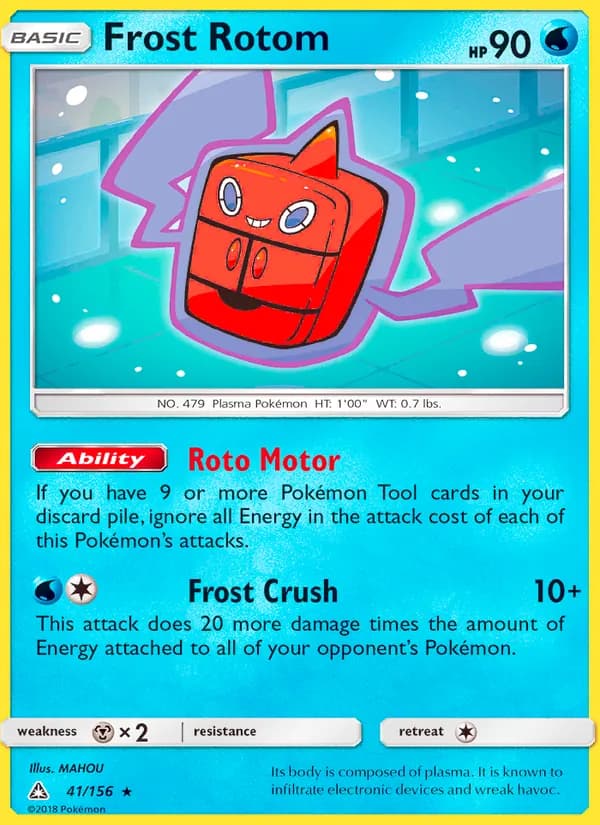 Frost Rotom card in English