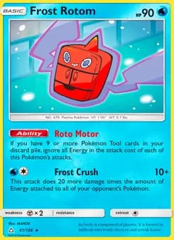 Frost Rotom card in English