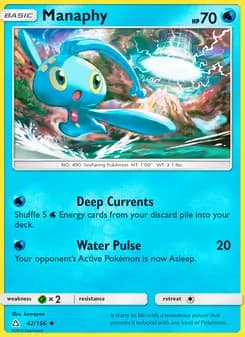 Manaphy card in English