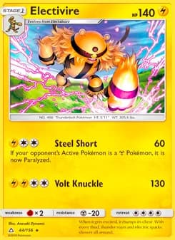 Electivire card in English