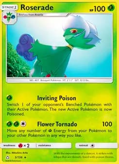 Roserade card in English