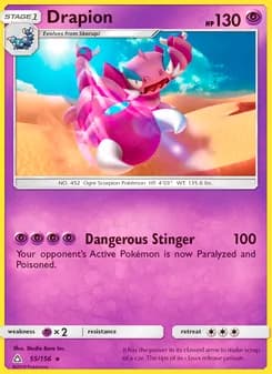 Drapion card in English