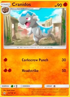 Cranidos card in English