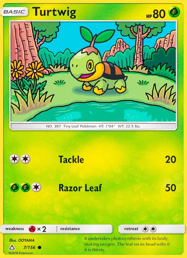 Turtwig card in English