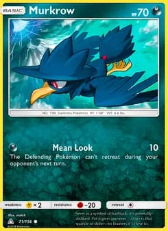 Murkrow card in English