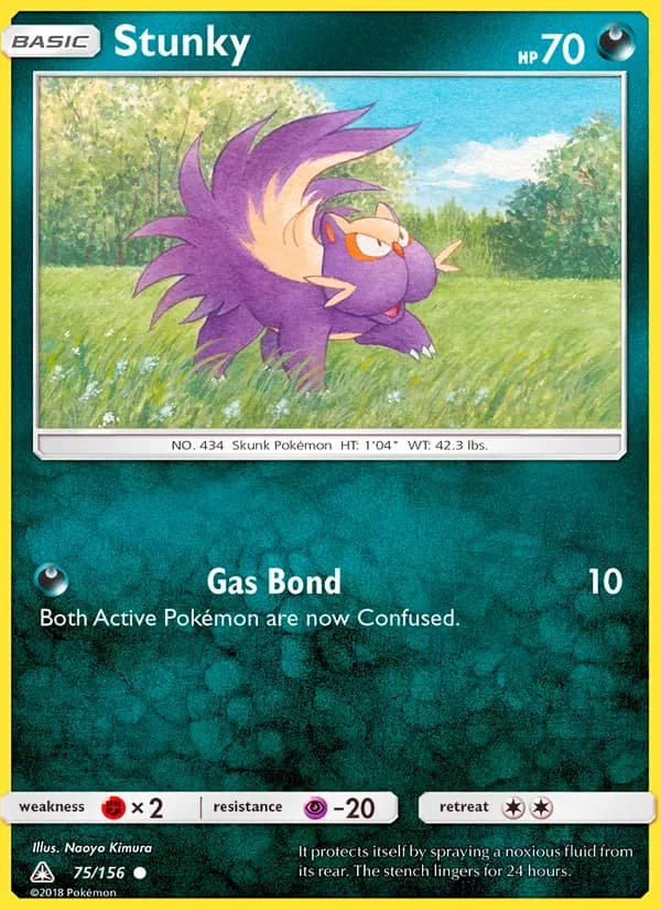 Stunky card in English