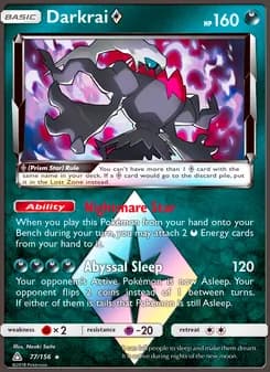 Darkrai ◇ card in English
