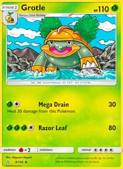 Grotle card in English
