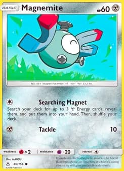 Magnemite card in English