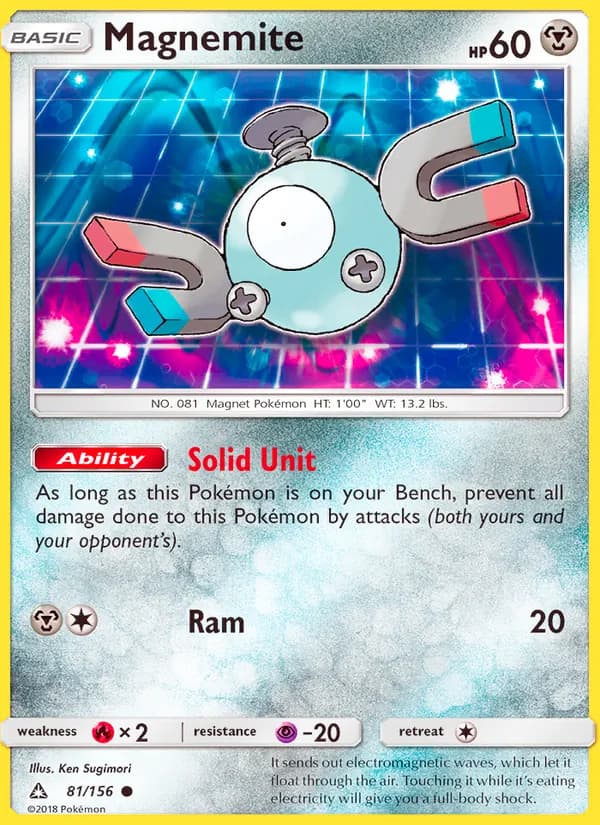 Magnemite card in English