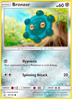 Bronzor card in English