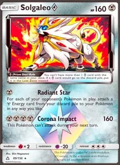 Solgaleo ◇ card in English