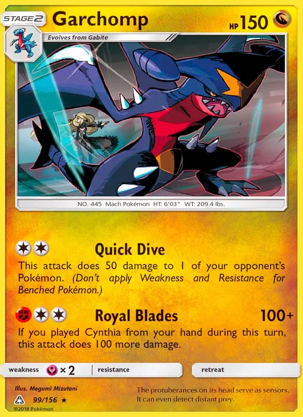 Garchomp card in English