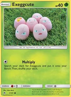 Exeggcute card in English