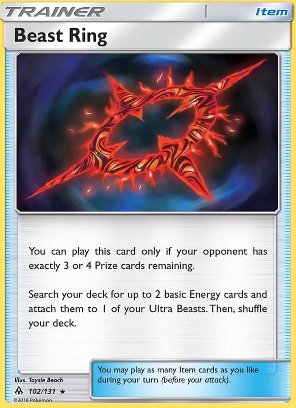Beast Ring card in English