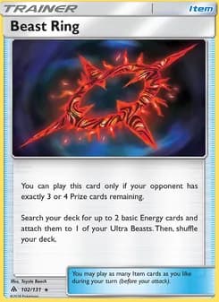 Beast Ring card in English