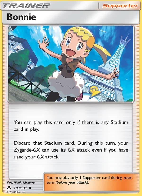 Bonnie card in English