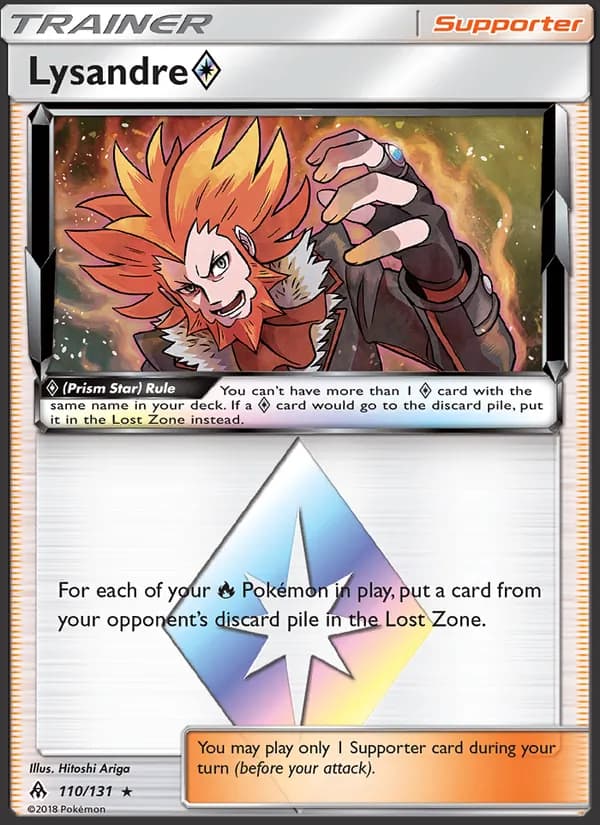 Lysandre ◇ card in English
