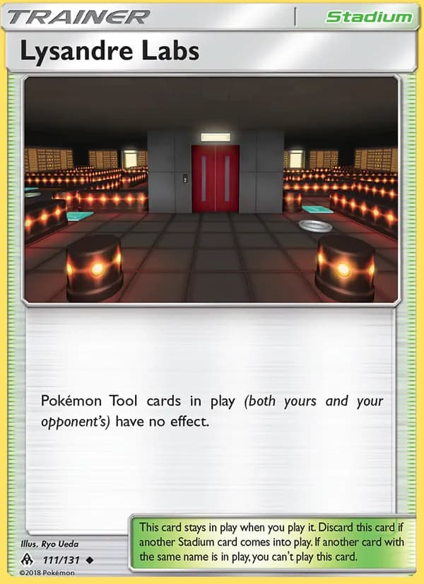 Lysandre Labs card in English