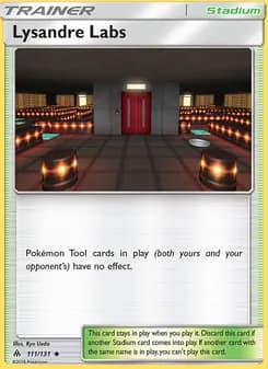 Lysandre Labs card in English
