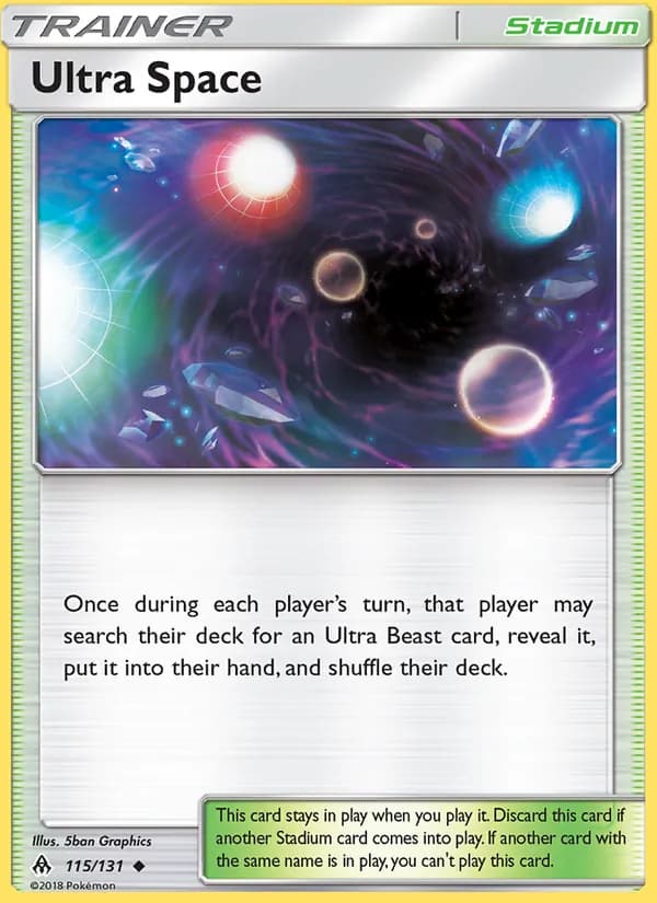 Ultra Space card in English