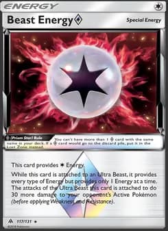 Beast Energy ◇ card in English