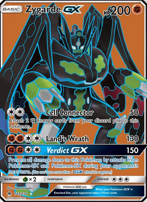 Zygarde GX card in English