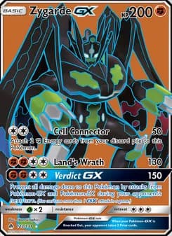 Zygarde GX card in English