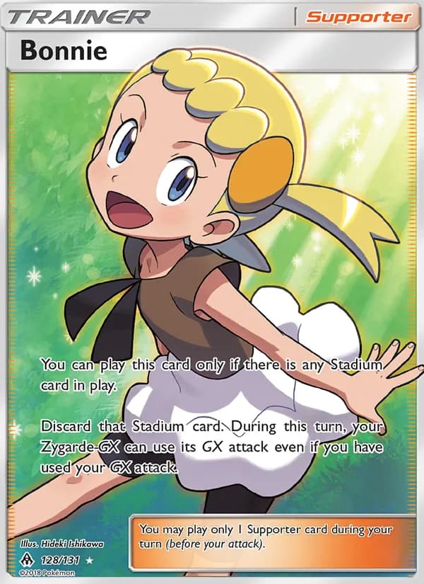 Bonnie card in English